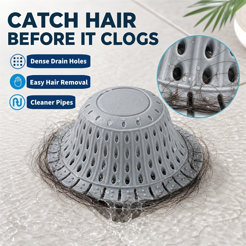 Drain Pipe Clip - Recolector de Cabello Plegable de Silicona,