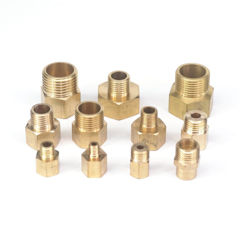 Compression Fitting Brass - Lote de 2 reductores M10x1 hembra,