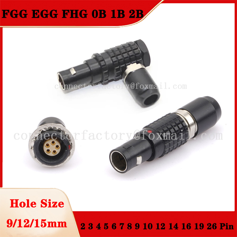Push Fit Connector - Huevo negro FGG FHG 0B 1B