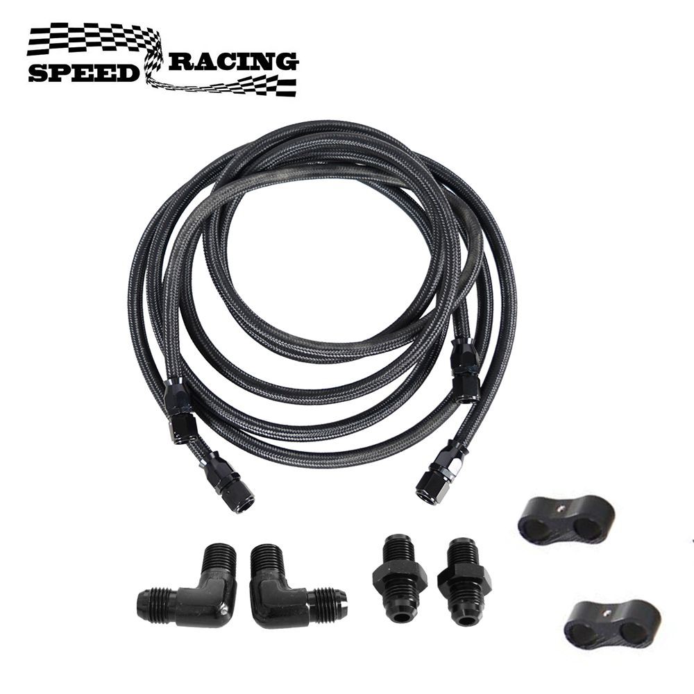 Flexible Hose Braided - 2X7 pies AN6 Flexible PTFE transmisión