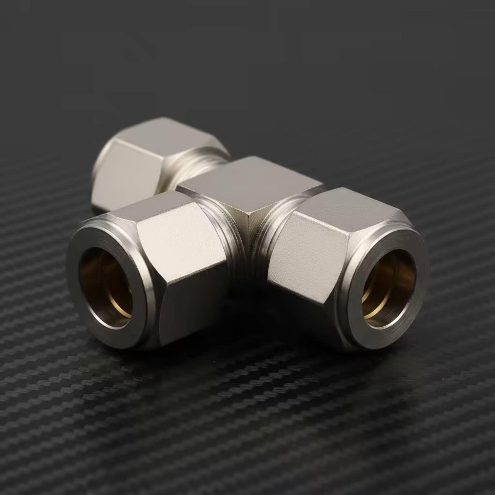 Compression Fitting Brass - Conector en T de Compresión de