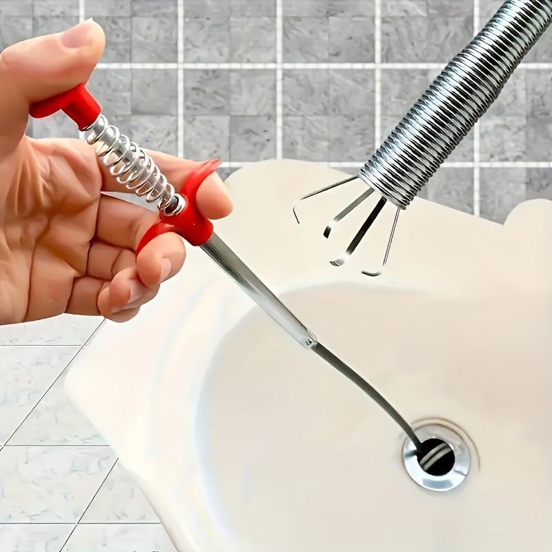 Drain Pipe Clip - 1 unidad de desatascador de alcantarillado,
