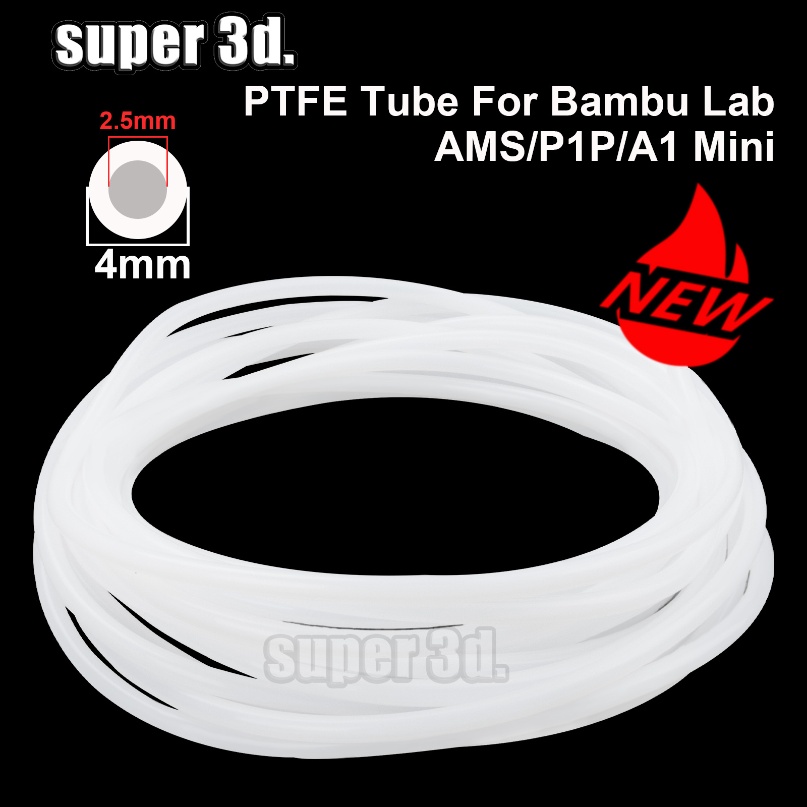 Ptfe Tape Thread - Tubo de PTFE para Impresora 3D,