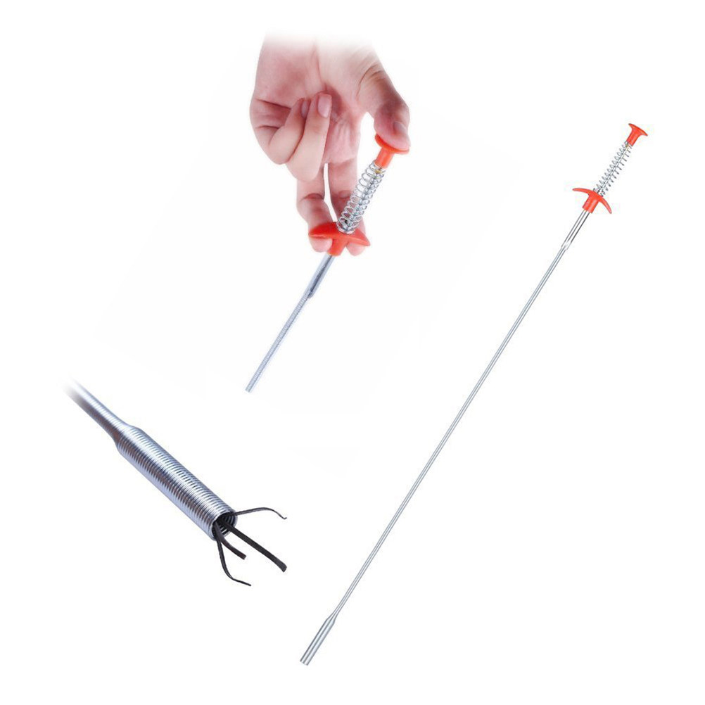 Drain Snake Flexible - Desatascador de Drenajes de 85 cm