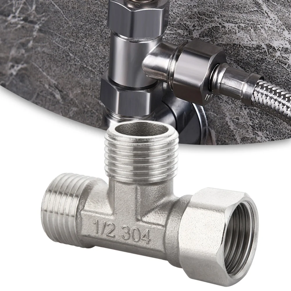 Shower Valve Cartridge - Adaptador T de acero inoxidable G1/