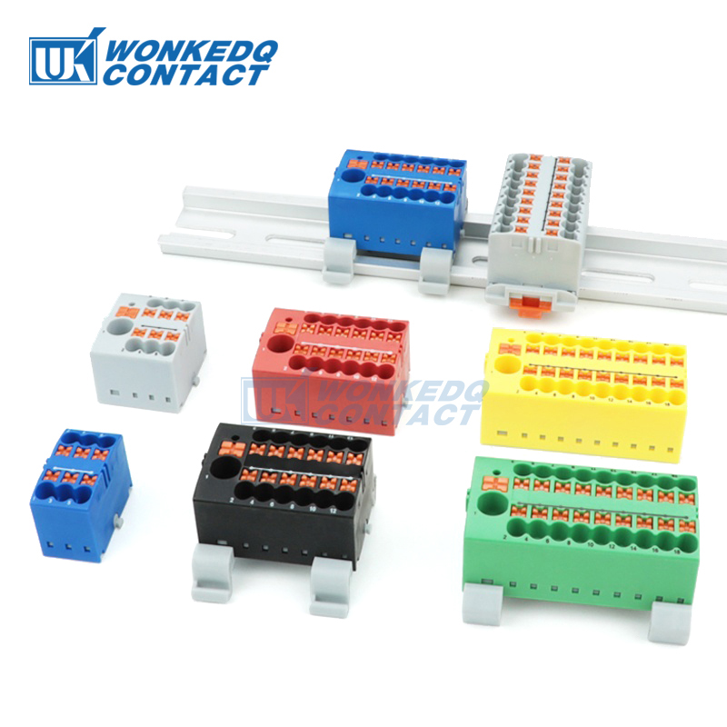 Push Fit Connector - Bloque de distribución PTFIX 2,5 mm2