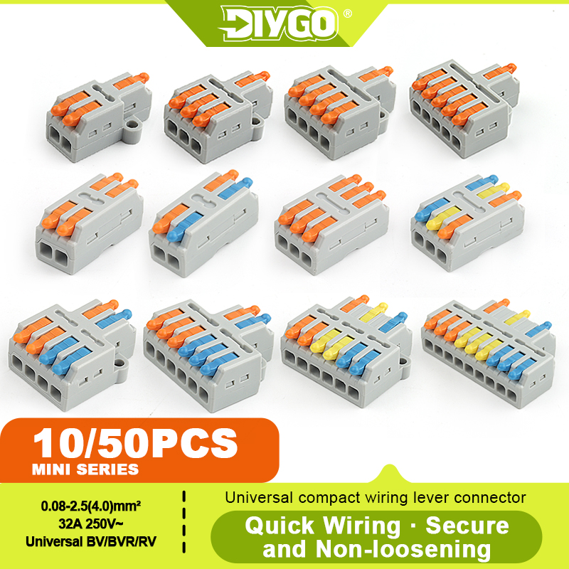 Push Fit Connector - Conector de cable universal compacto de