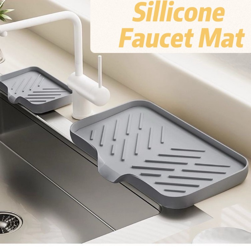 Silicone Tap Washer - Soporte de jabón autodrenante de silicona