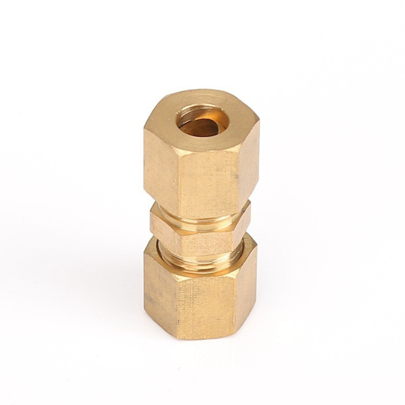 Compression Fitting Brass - Conector de compresión de latón para