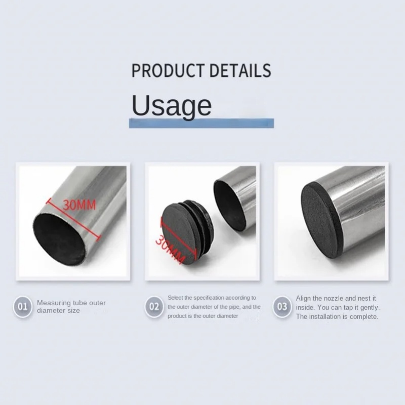 8 tapones redondos de plástico - Plastic Pipe Clip reseña y precio