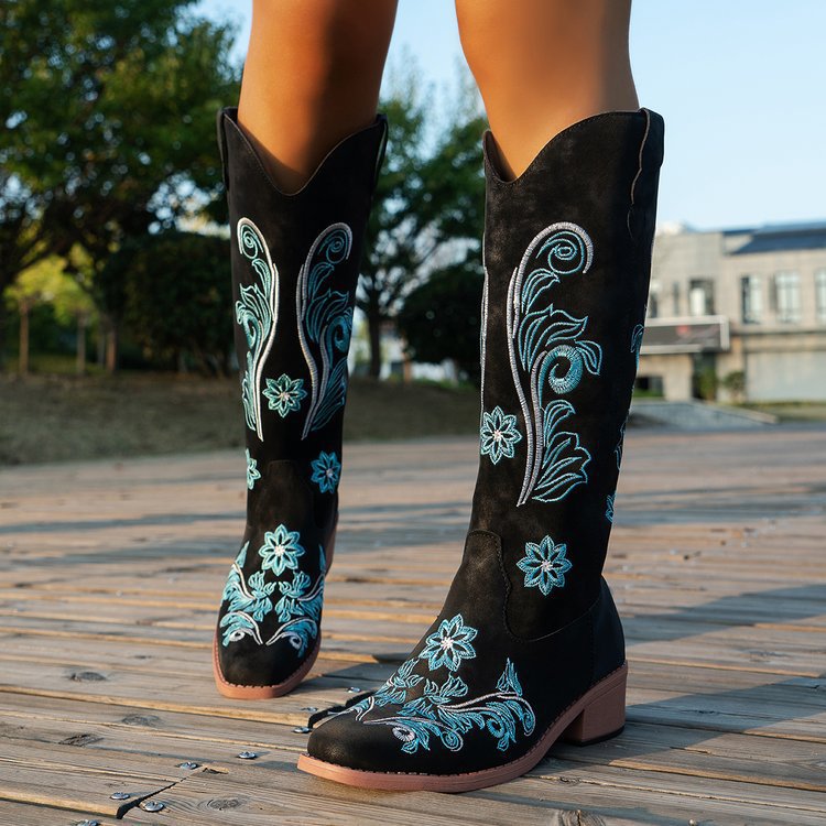 Botas Retro para mujer, botas  - Pipe Bending Spring reseña y precio