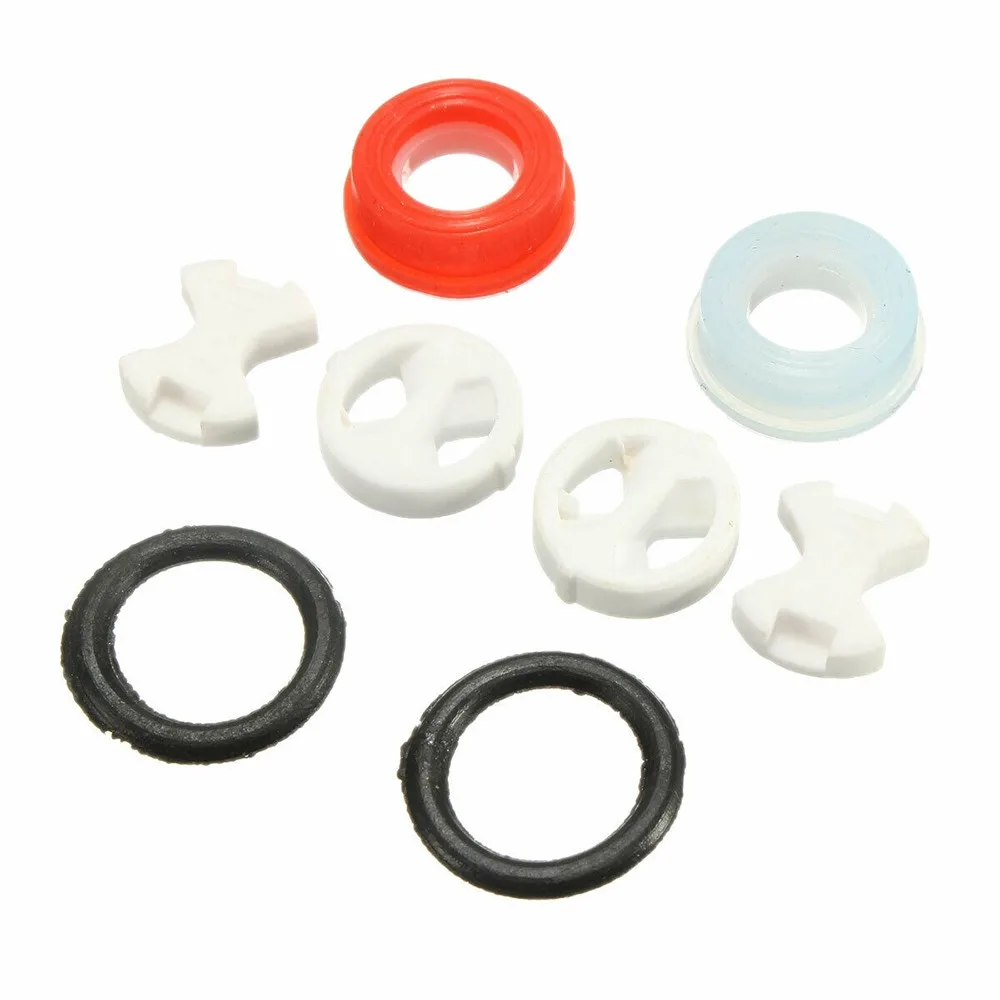 8 unids/set disco de cerámica  - Silicone Tap Washer reseña y precio
