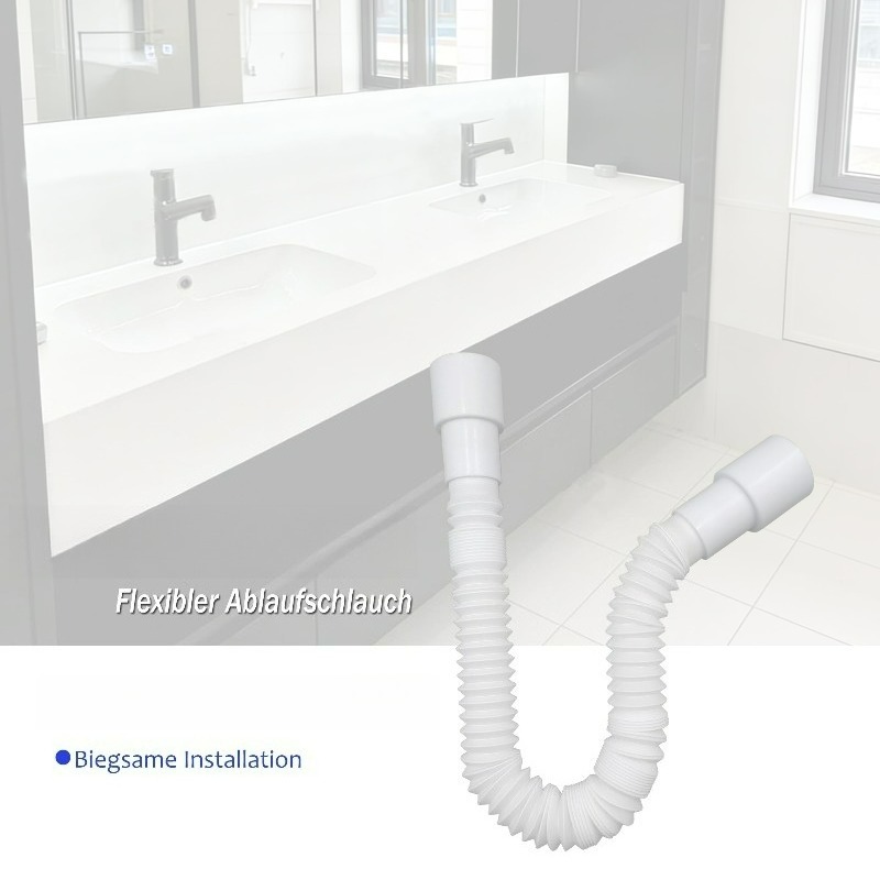 Tubo de Desagüe Flexible para  - Flexible Hose Braided reseña y precio