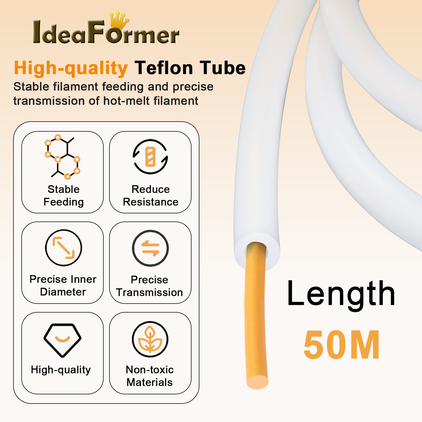 Tubo de PTFE de 2.5mm de Diáme - Ptfe Tape Thread reseña y precio