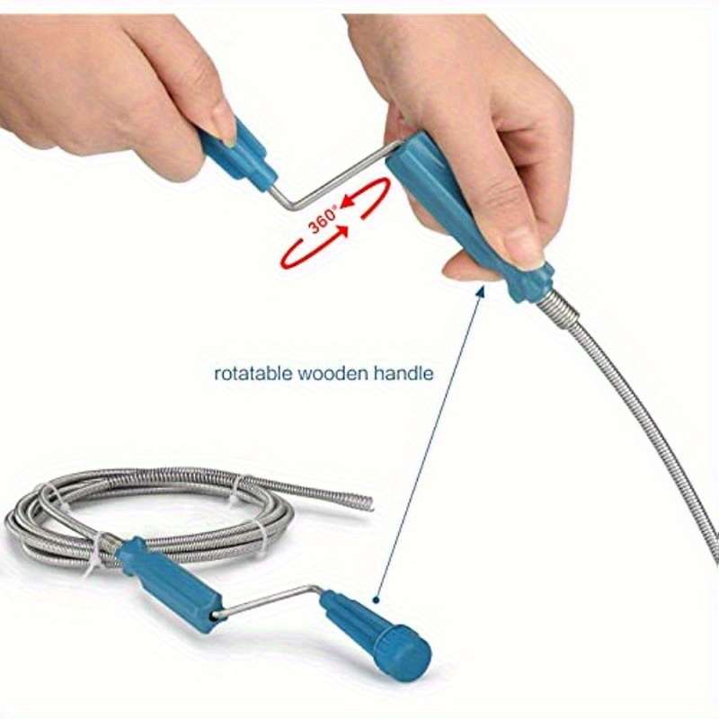 Desatascador de Drenajes Teles - Drain Snake Flexible reseña y precio