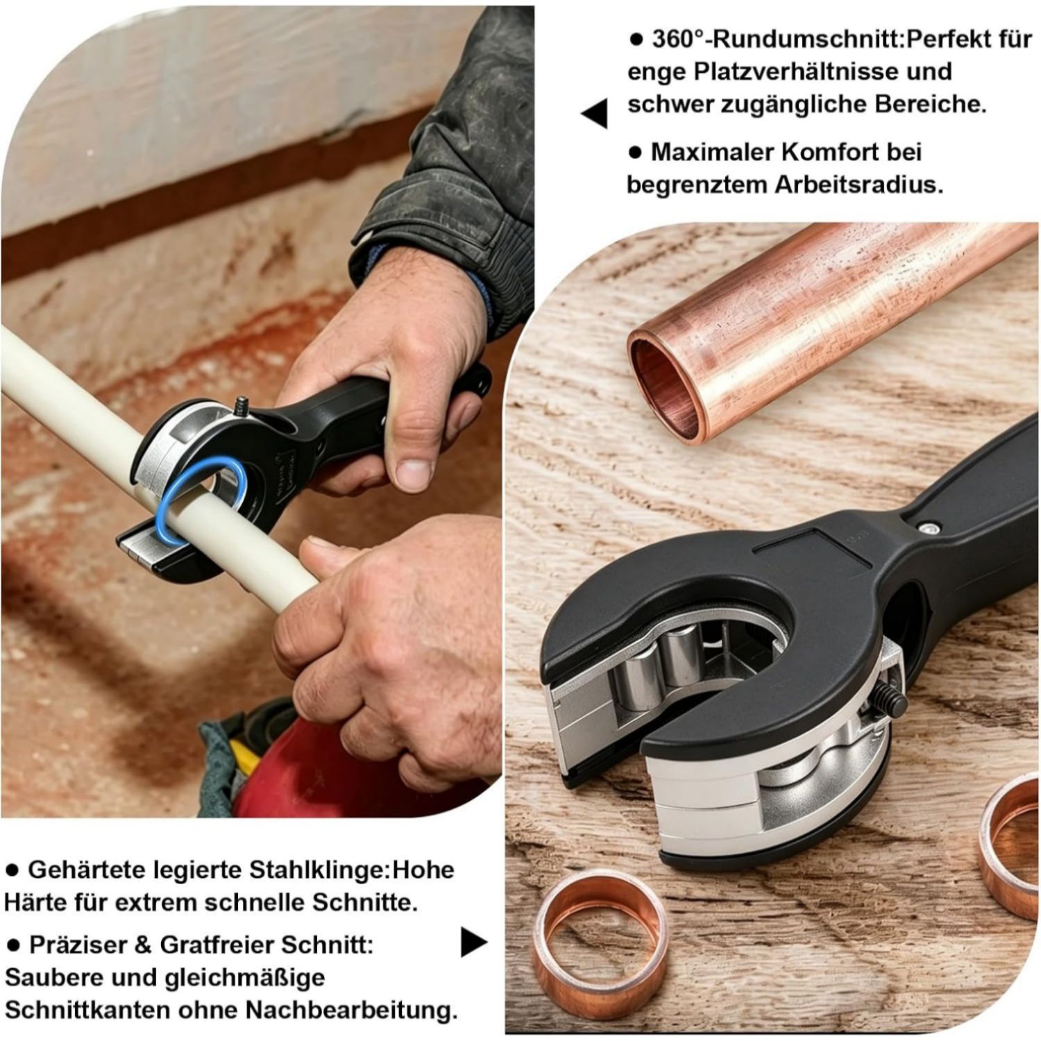 Juego de Cortadores de Tubos c - Pipe Cutter Ratchet reseña y precio