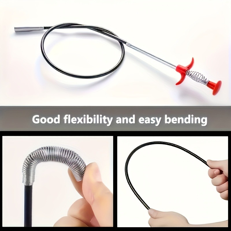1 unidad de desatascador de al - Drain Pipe Clip reseña y precio