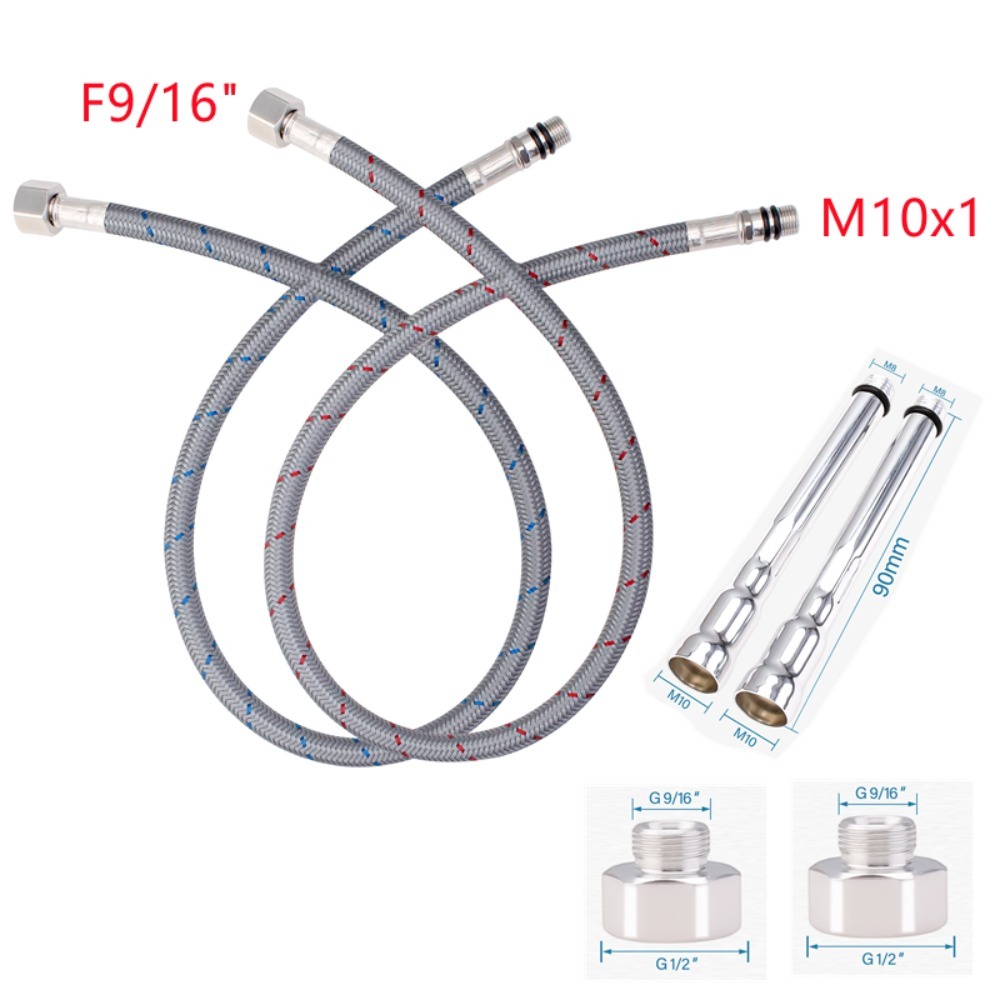 2 Piezas de Tuberías Flexibles - Flexible Hose Braided reseña y precio