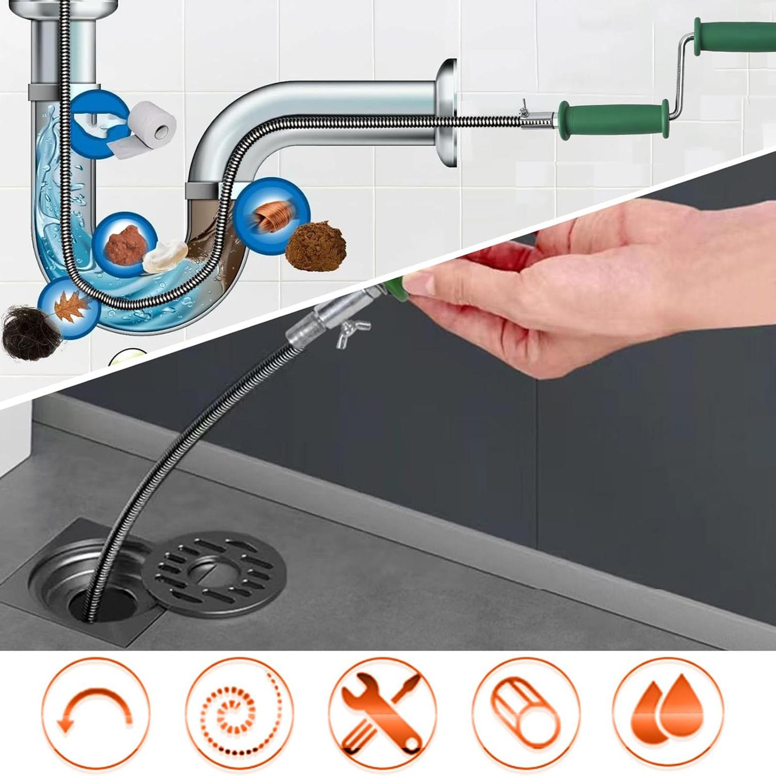 Desatascador de Drenajes Flexi - Drain Snake Flexible reseña y precio