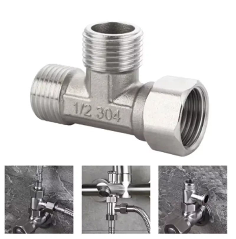 Adaptador T de acero inoxidabl - Shower Valve Cartridge reseña y precio