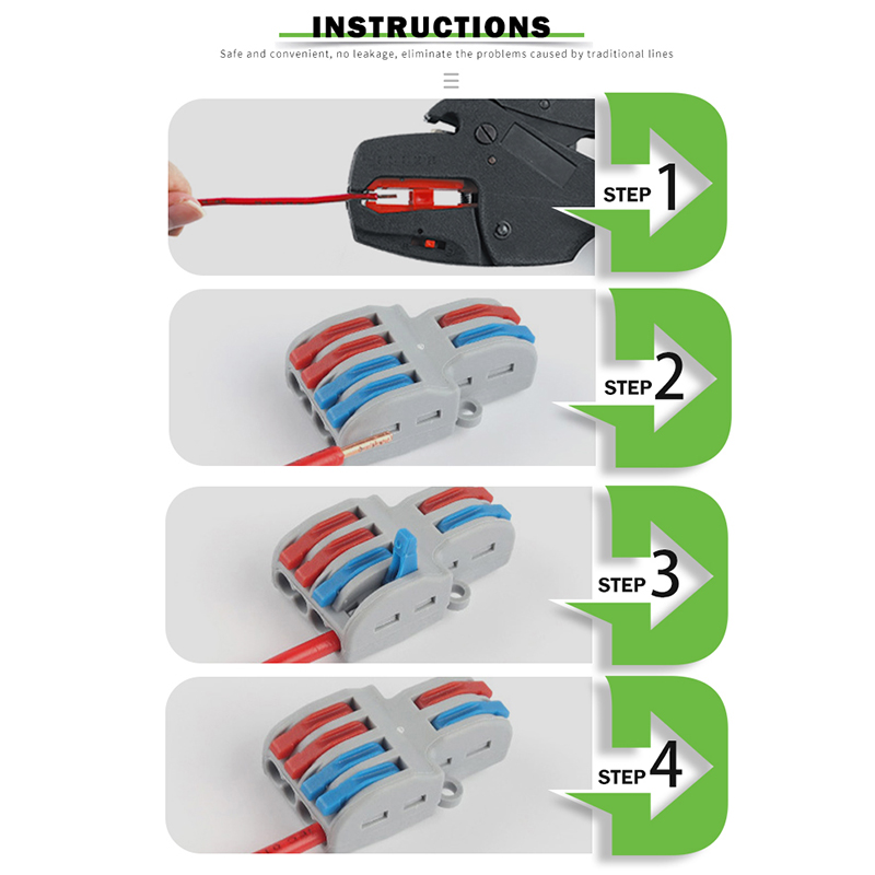 Conector de conductor de Cable - Push Fit Connector reseña y precio