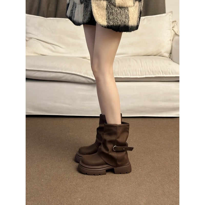 Botas de Mujer con Suela Grues - Pipe Bending Spring reseña y precio