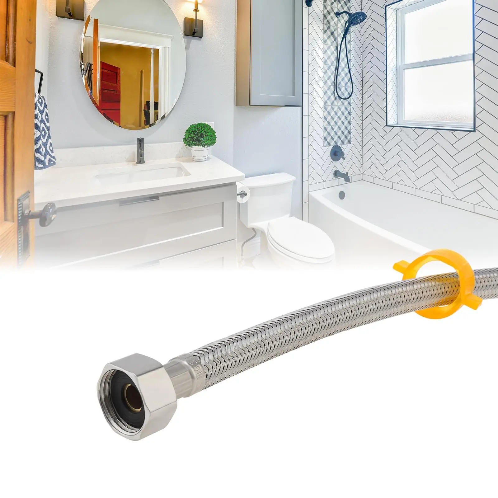 Manguera trenzada flexible de  - Flexible Hose Braided reseña y precio