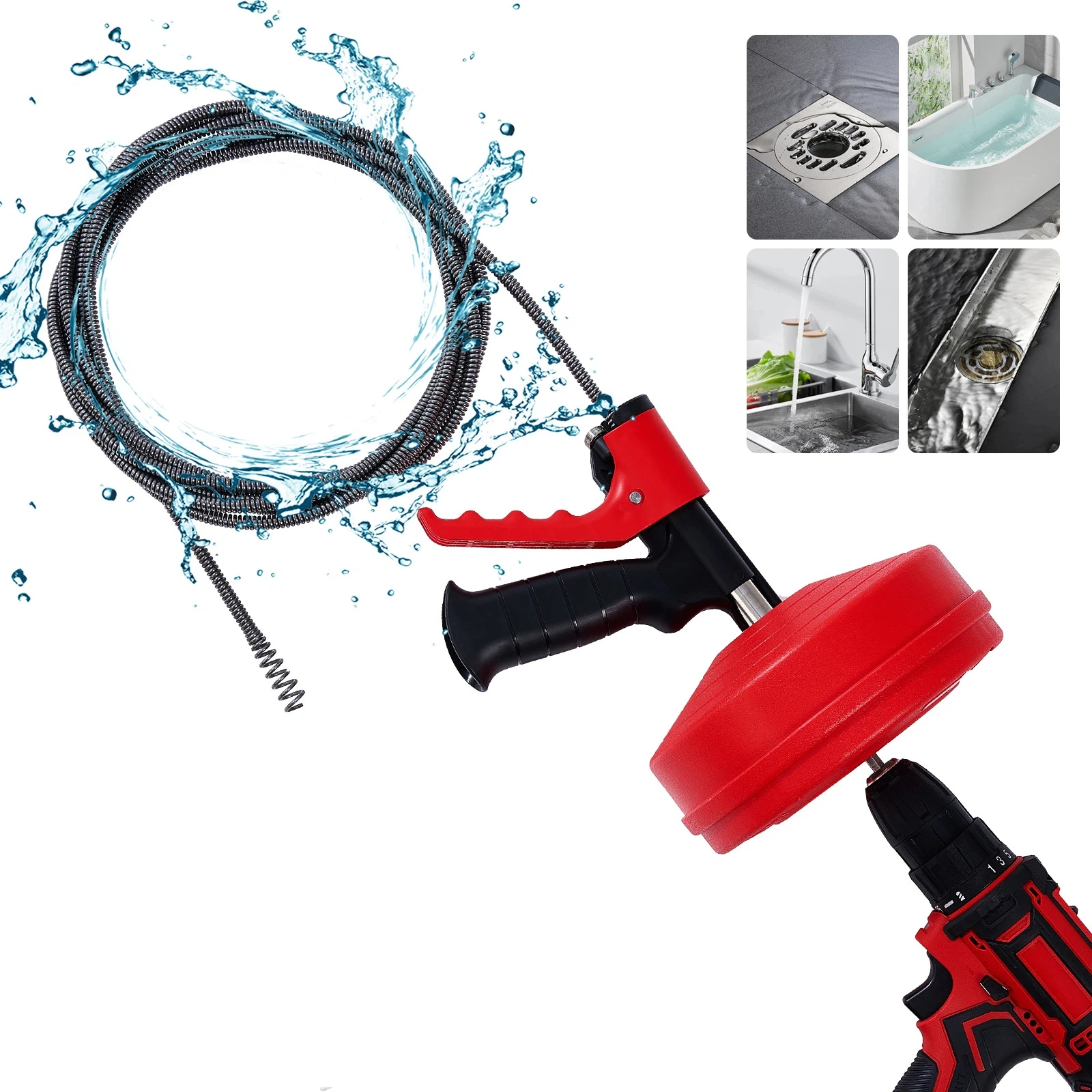 Desatascador de Drenajes Profe - Drain Snake Flexible reseña y precio