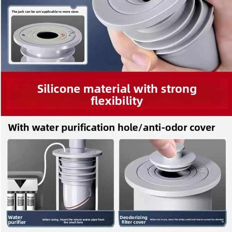 Tapón de fregadero, anillo de  - Drain Pipe Clip reseña y precio