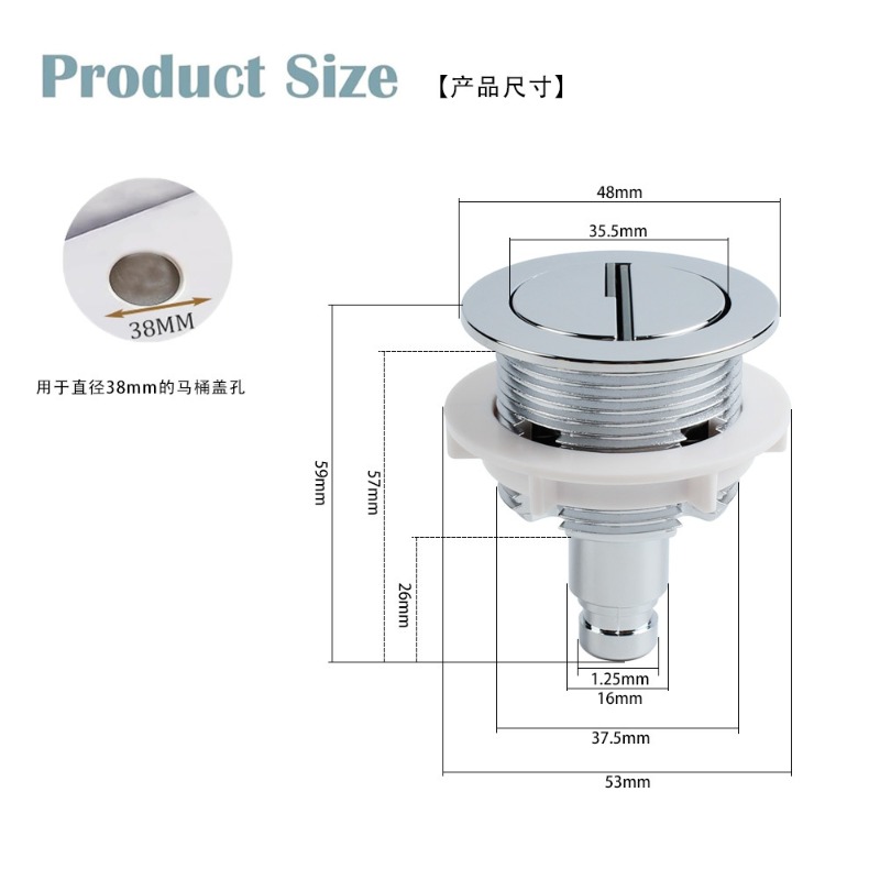 Kit de válvula de descarga dua - Toilet Fill Valve reseña y precio