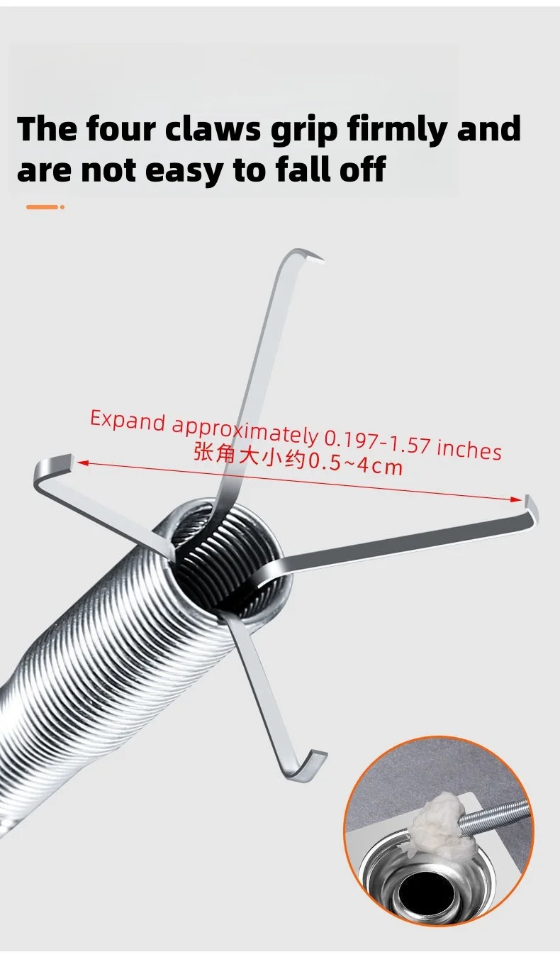 Limpiador de tuberías de drena - Drain Snake Flexible reseña y precio
