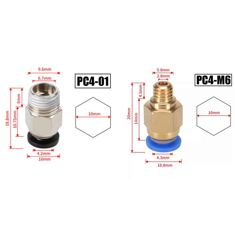 10 unidades/lote Conector neum - Ptfe Tape Thread reseña y precio